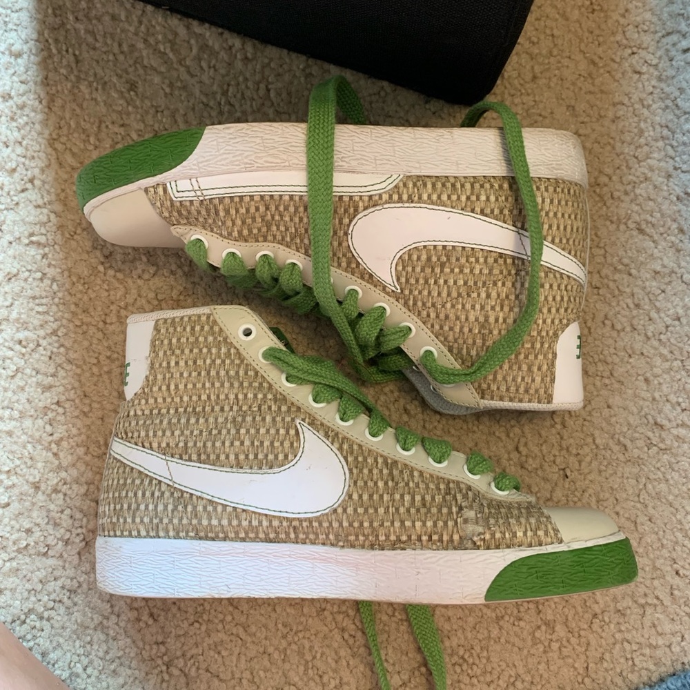 Green Cork Nike Blazers